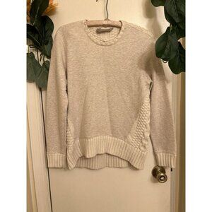 Athleta womens sweater/ Chunky Cable Knit/Preppy XXS